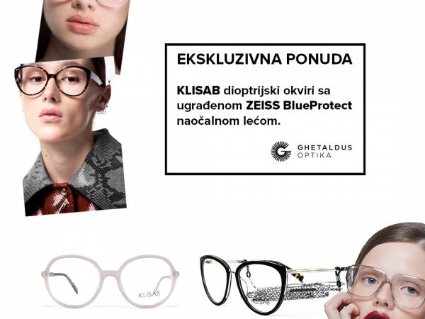 KLISABzaGhetaldus & ZEISS DuraVision® BlueProtect naočalne leće