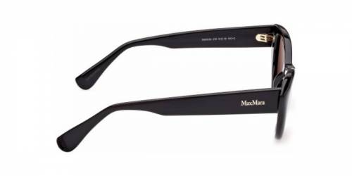 Sunčane naočale Max Mara MM0039 51 01E LOGO10: Boja: Shiny Black, Veličina: 51-18-140, Spol: ženske, Materijal: acetat
