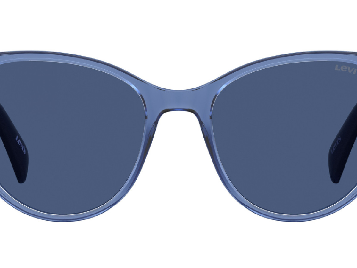 Sunčane naočale Levi's LV 1014/S PJP 54KU: Boja: Blue, Veličina: 54-19-145, Spol: ženske, Materijal: acetat