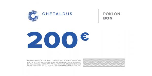 Ghetaldus POKLON BON 200 EURA, Poklon bon