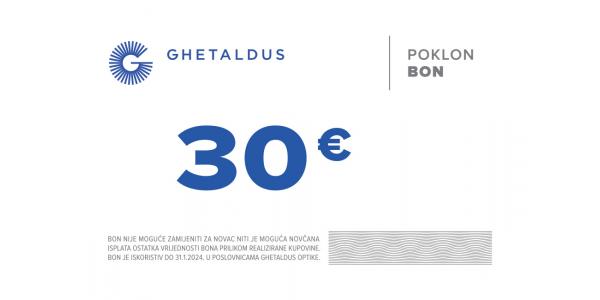 Ghetaldus POKLON BON 30 EURA, Poklon bon